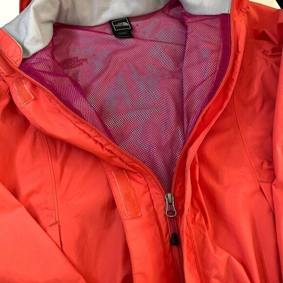 The North Face Hyvent Rain Jacket Size SP Outdoor Coat Hiking Gorpcore Orange - Picture 6 of 12
